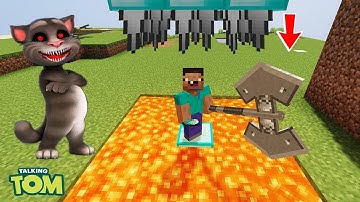 CÁCH TALKING TOM TROLL BÉ NOOB TRONG MINECRAFT ??? 😱
