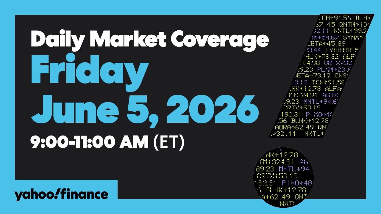 Yahoo Finance Live: S&P 500, Nasdaq slide as jobs report fuels Fed-hike bets
