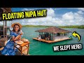 Insane FILIPINO NIPA HOUSEBOAT! Glamping House Tour at Lake Caliraya