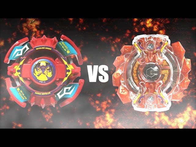 第73回 ベイブレード ギガース VS ギガントガイア.Q.F - YouTube