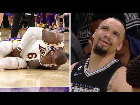 Dillon Brooks EJECTED for contact with LeBron James below the belt | NBA on ESPN