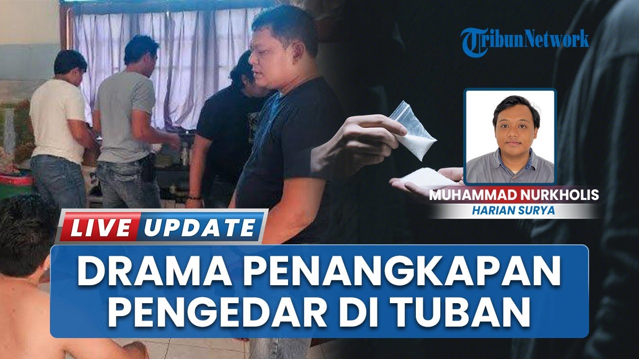 Satresnarkoba Polres Tuban Berhasil Tangkap Pengedar Narkoba di Tuban, Sempat Sembunyi di Rumah