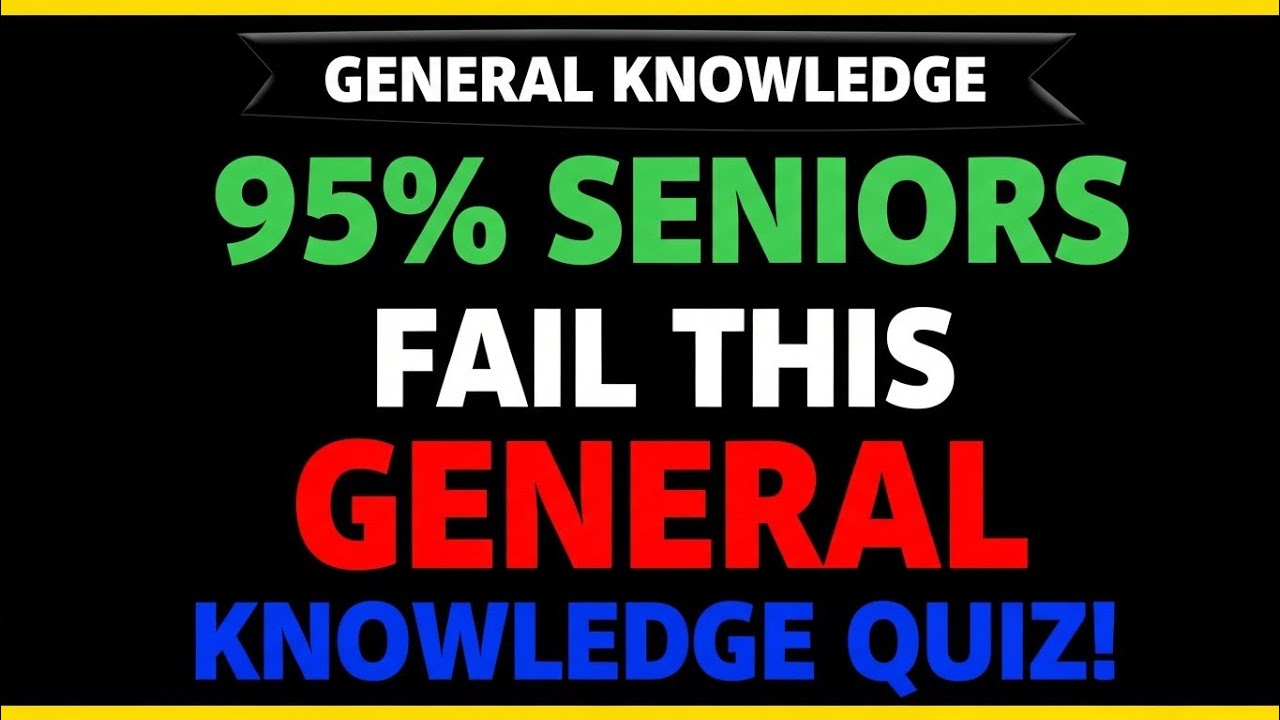 95% Seniors Fail This General Knowledge Quiz | Can You Beat Them? 🤯🧠