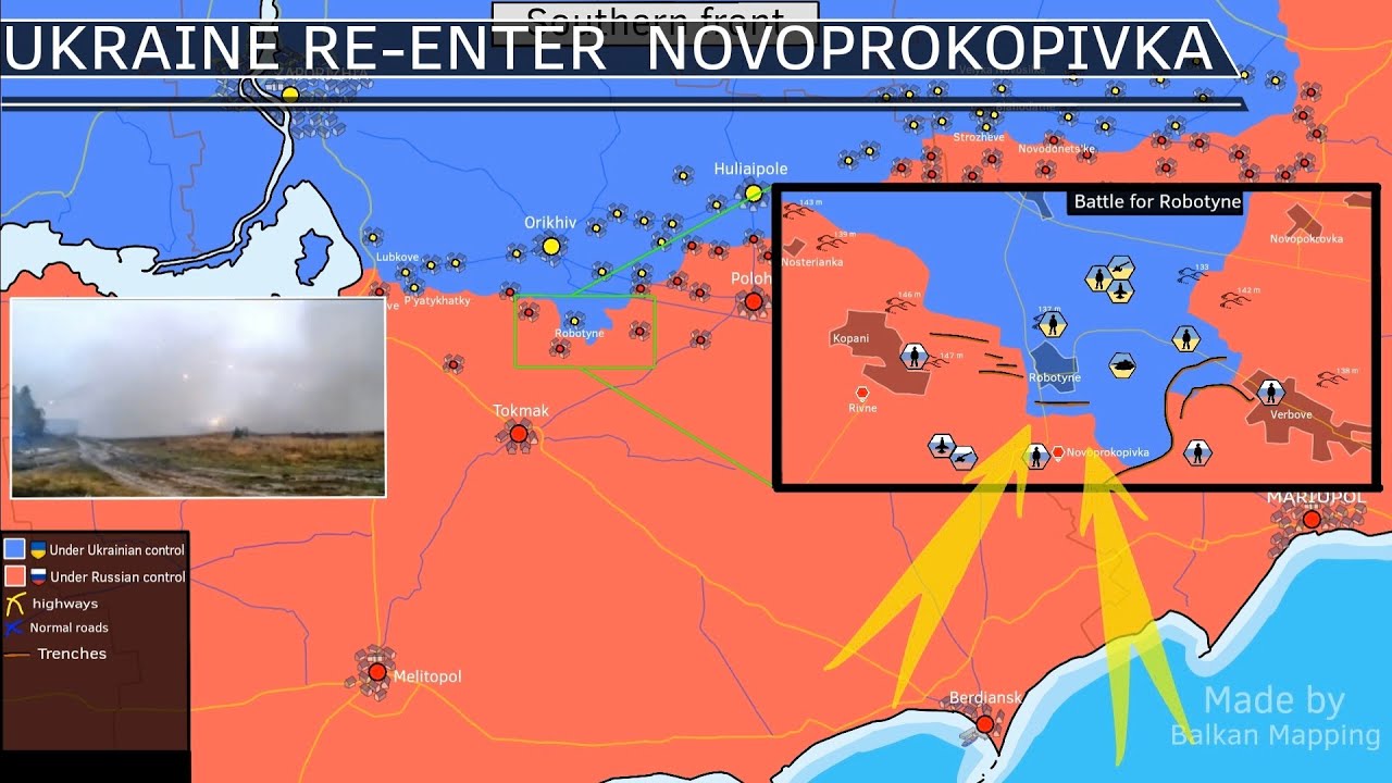 Update on Ukraine: Ukraine re-enters Novoprokopivka [9 October 2023]