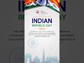 Celebrating the spirit of unity, diversity, and freedom this Republic Day!