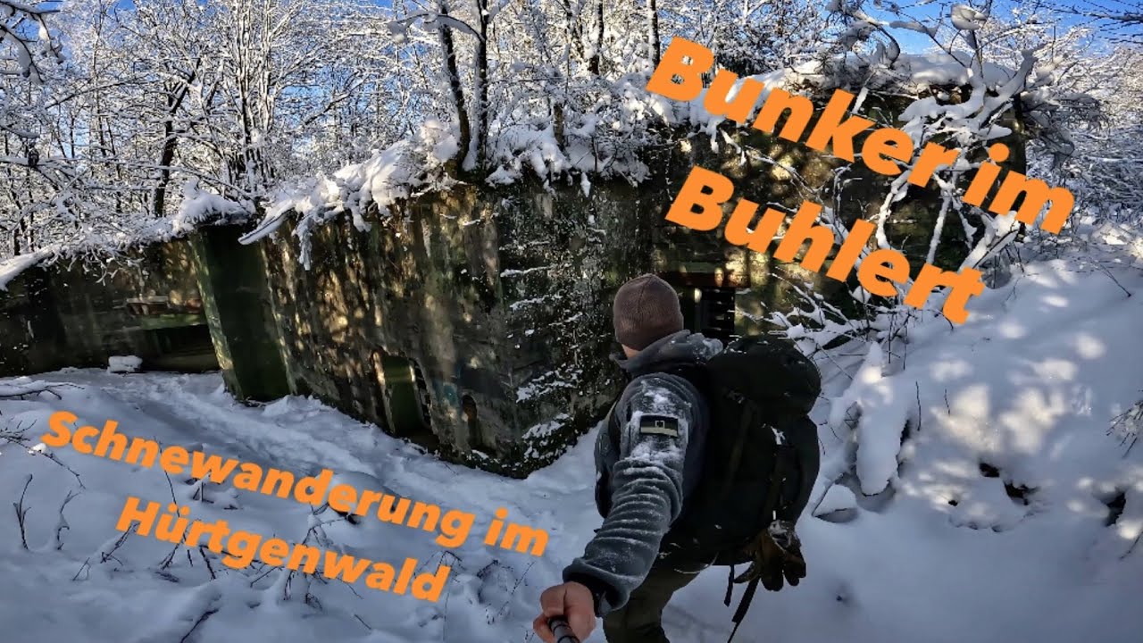 Schneewanderung... Bunker im Bullert