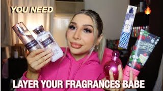 LAYER YOUR FRAGRANCES BABE 💖FRAGRANCE MIST, LOTION, & PERFUME COMBOS