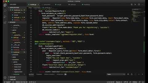 ecommerce online shop with flask insert customer order into table as json python tutorial part 37