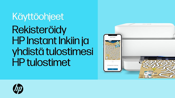 HP Instant Inkiin rekisteröityminen ja tulostimesi yhdistäminen | HP-tulostimet | HP Support