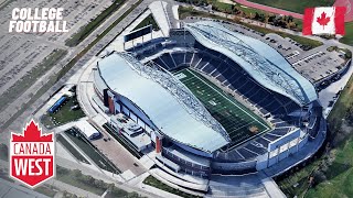 U SPORTS Canada West Football Stadiums