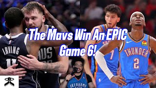 The Mavs ADVANCE To The WCF! What’s Next for OKC, Who is the X factor for The Mavs?- Game 6 Recap