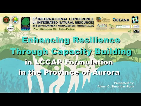 Enhancing Resilience Through Capacity Building in LCCAP Formulation in the Province of Aurora