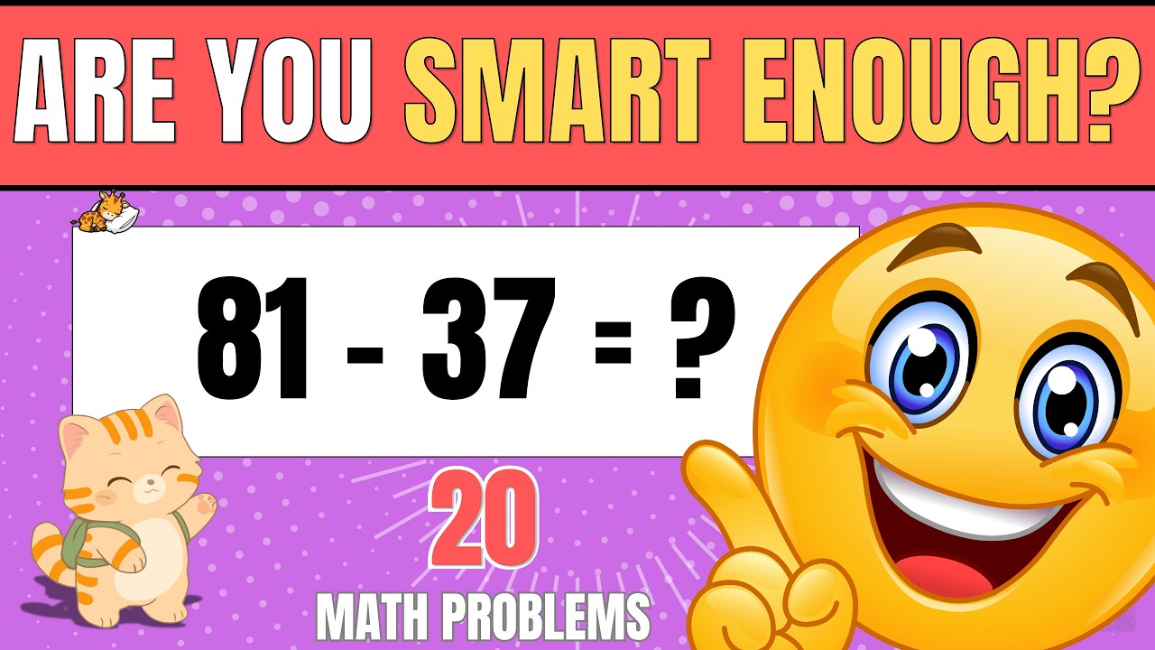 Baldi Third Math Question Can You Pass This Grade 3 Math Quiz? | Try Not to Fail! | 20 Math ...