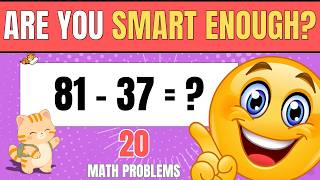 Can You Pass This Grade 3 Math Quiz? | Try Not to Fail! | 20 Math Problems | Safe Place