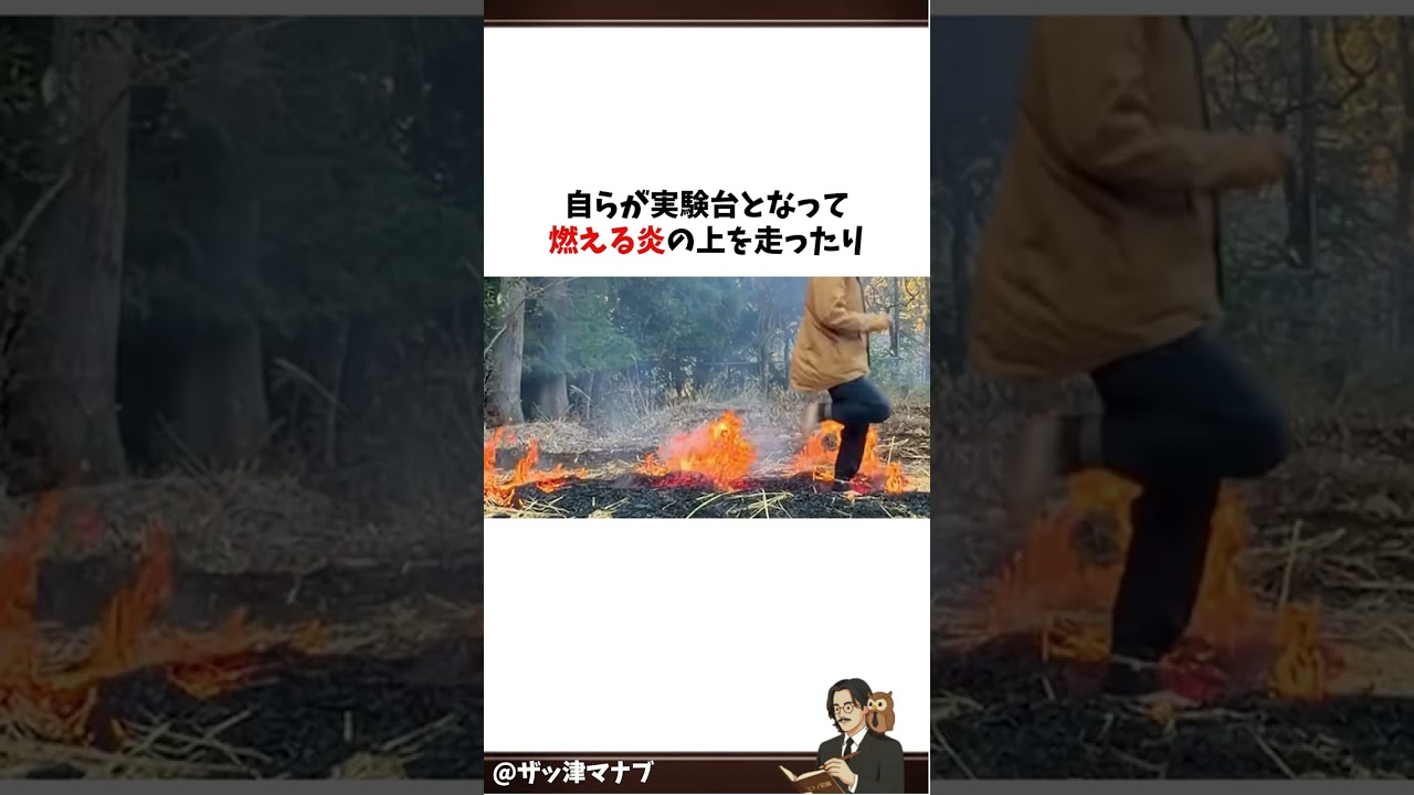 炎に全くビビらないでんじろう先生 #実験 #衝撃 #shorts