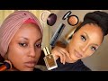 TRYING HYPED MAKEUP PRODUCTS FOR THE FIRST TIME  AND ANSWERING YOUR QUESTIONS || Makeup For #WOC