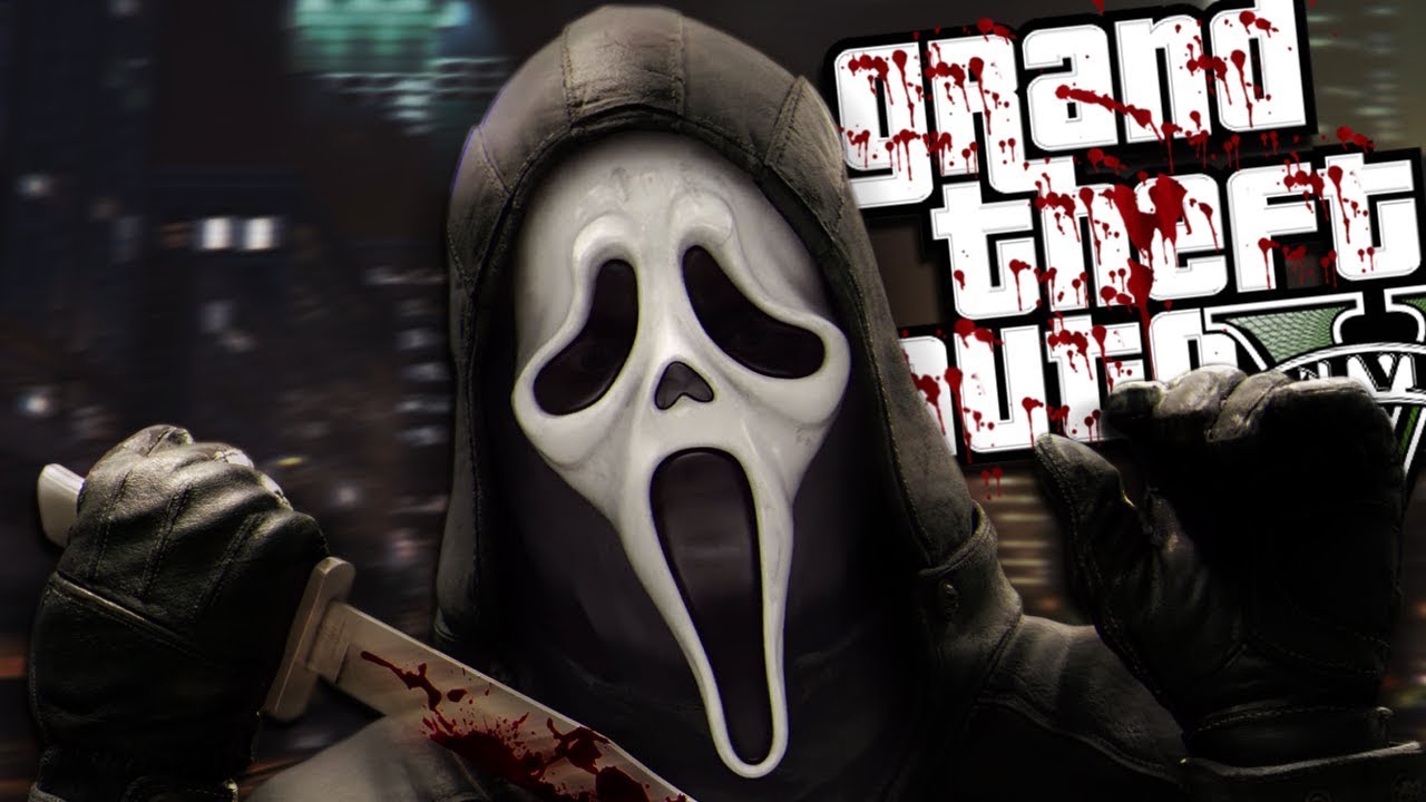 Гта хоррор. Ghostface GTA. Ghostface GTA 5. ГТА 5 Ghost Horror. Ghostface Mod.