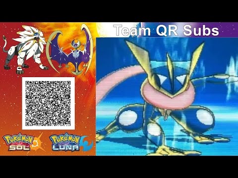 a qr code for ash greninja in pokemon ultra sun