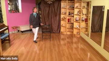 Argentine Tango class: chair exercise with ochos