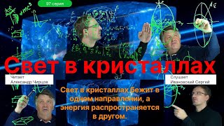 картинка: 97. Чирцов А.С.| Кристаллы и Свет. Матрицы. Энергия и свет распространяется в разных направлениях.