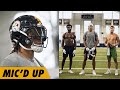I went back to Notre Dame to get ready for the NFL season | Mic’d up!