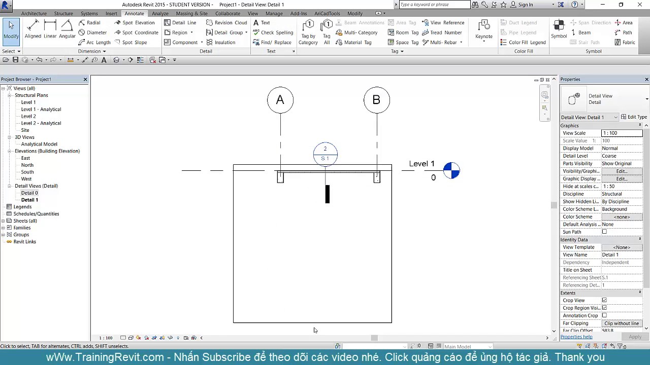 Hướng dẫn vẽ thép sàn trong revit cơ bản - youtube