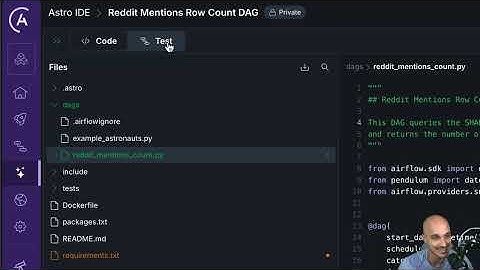 Testing Airflow Dags with Astro IDE