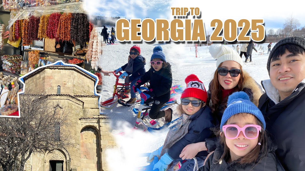 GEORGIA | TBILISI & BAKURIANI WINTER TRAVEL VLOG | Vacation January ...