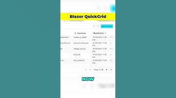 Blazor QuickGrid Filtering, Pagination, Sorting - #dotnetcore #blazor