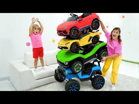 Alice Learns to Share Toys - Transforming Cars for Kids