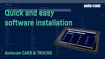 Autocom software installation