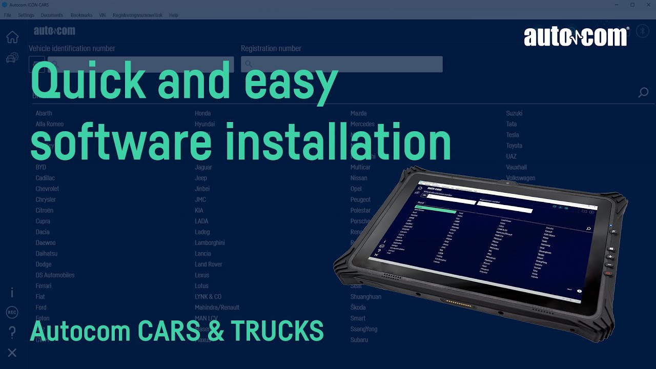 Autocom software installation - YouTube
