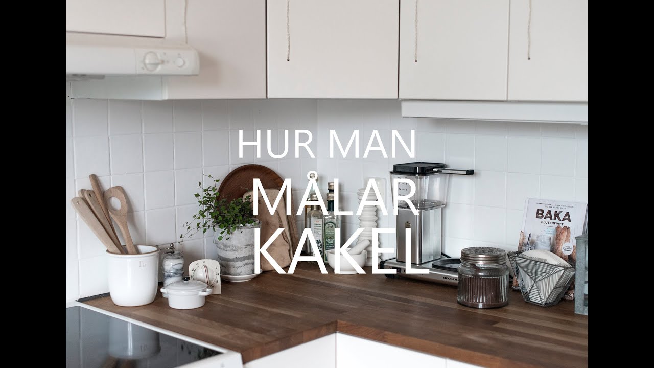Hur man mÃ
lar kakel / how to paint tiles youtube