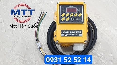 Bộ báo quá tải cầu trục - Ray điện Hàn Quốc - Palang Hyundai - Diot sr-60 bokuk - Cáp dẹt cầu trục