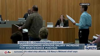 Gregg County commissioners begin salary adjustments in wake of hiring difficulties