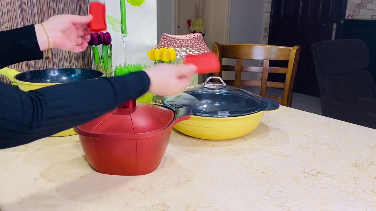 طناجرالغرانيت الأجودوالأقل سعراً🧤عمليه بعدتجربة لسنوات💪غمضي عيونك وخديها بكفالتي عن تجربه