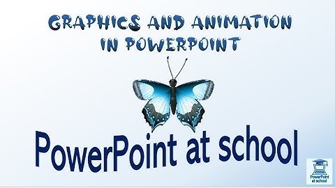 Graphics and animation in PowerPoint -butterfly     PRELIMINARY /  Előzetes