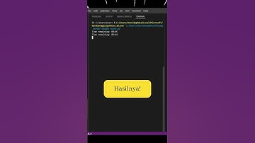 Cara buat Countdown timer with sound dengan python #shorts #coding #python #pythontutorial