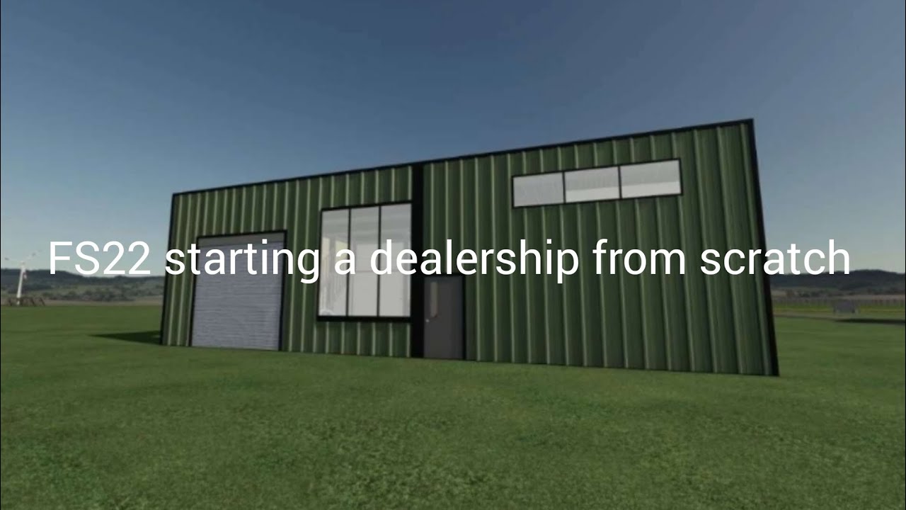 Starting a Custom Dealership from Scratch FS22 Roleplay - YouTube