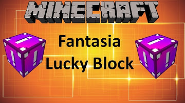 FANTASIA LUCKY BLOCK MOD - MINECRAFT 1.8 (MOD SHOWCASE)
