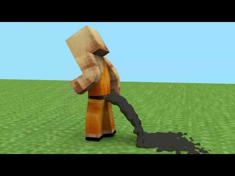 Surprise Poop (Minecraft Animation)