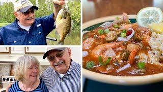 Fishing with an AC Shiner (for low carb gumbo that couldn't be finer)