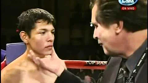 Luis Zarazua vs Jorge Flores   Round 1 (Boxeo Fox ...