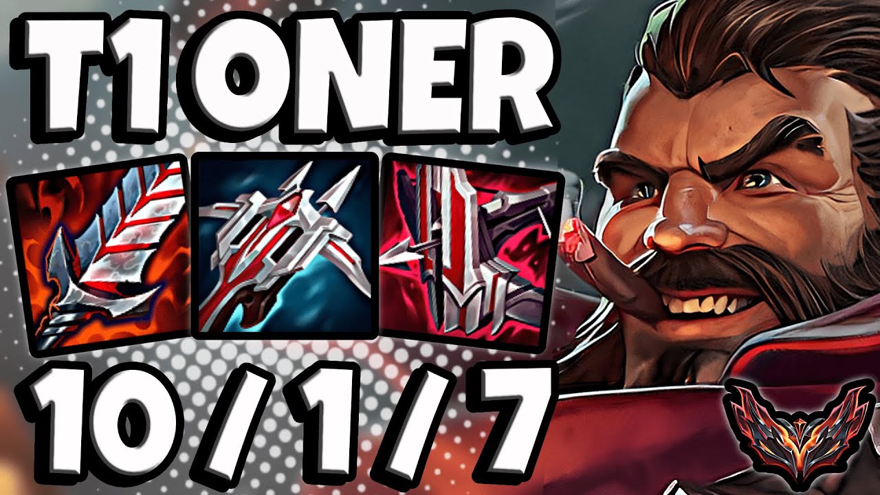 T1 Oner Graves vs Kindred [ Jungle ] Korea Grandmaster Patch 13.8 ✅