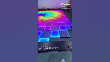 LED dance floor setup? Done in seconds—no tools, no stress#leddancefloor #shorts #eventdecor
