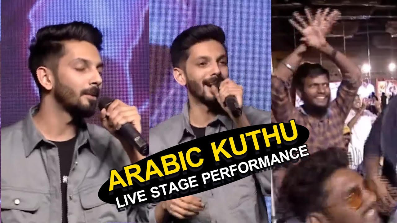 Arabic Kuthu - Anirudh Live Performance @ Beast Press Meet | TFPC
