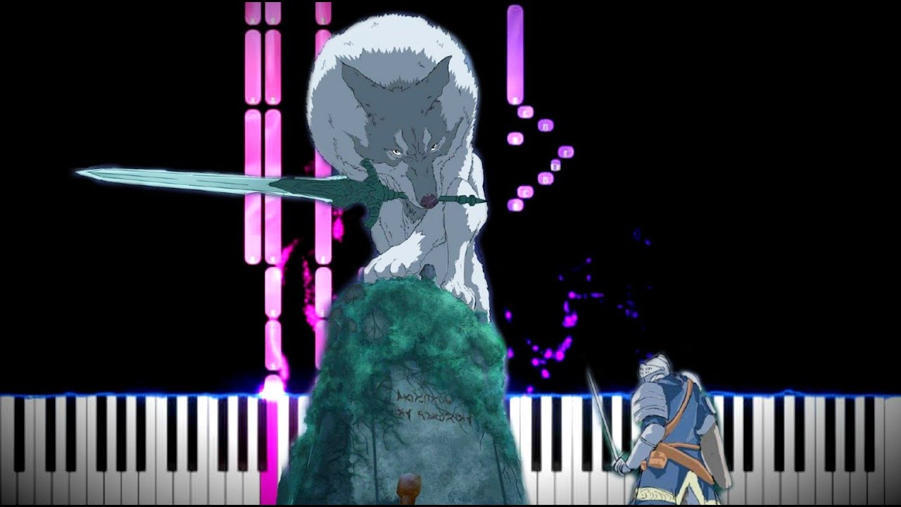 Great Grey Wolf Sif from Dark Souls - Piano Tutorial