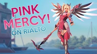 Trying Out The New Pink Mercy On Rialto Overwatch