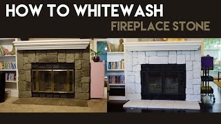Tired of looking at your old, dated fireplace stone? brighten it up
with some chalk paint to create a more modern whitewashed look. this
project is quick, ea...