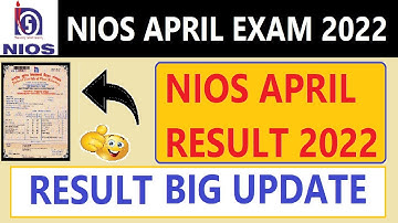NIOS APRIL EXAM 2022 - BIG UPDATE l RL-RW RESULT DECALRED l